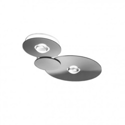 Bugia Double Plafondlamp, Chroom