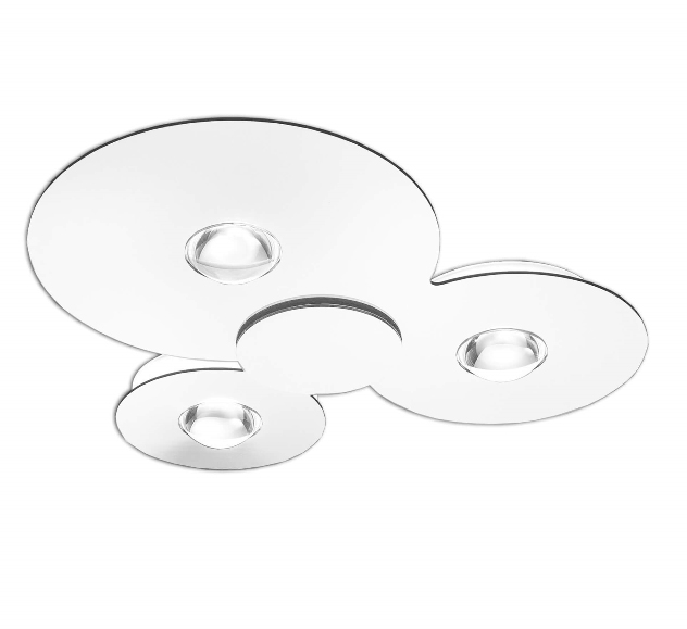 Bugia Triple plafondlamp, wit