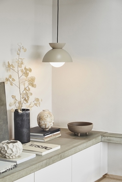 Butterfly hanglamp Ø29, mat tan grey