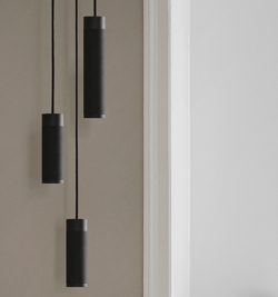 Thorup Copenhagen Patrone Cluster hanglamp small, zwart-bruine messing