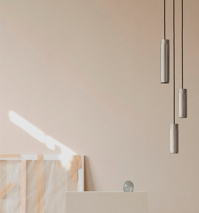 Thorup Copenhagen Patrone Cluster hanglamp small, nikkel geverfd messing