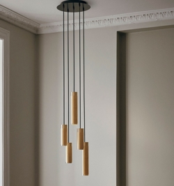 Thorup Copenhagen Patrone Cluster hanglamp groot, messing