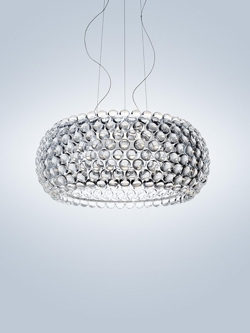 Caboche Plus Grande hanglamp LED, transparant