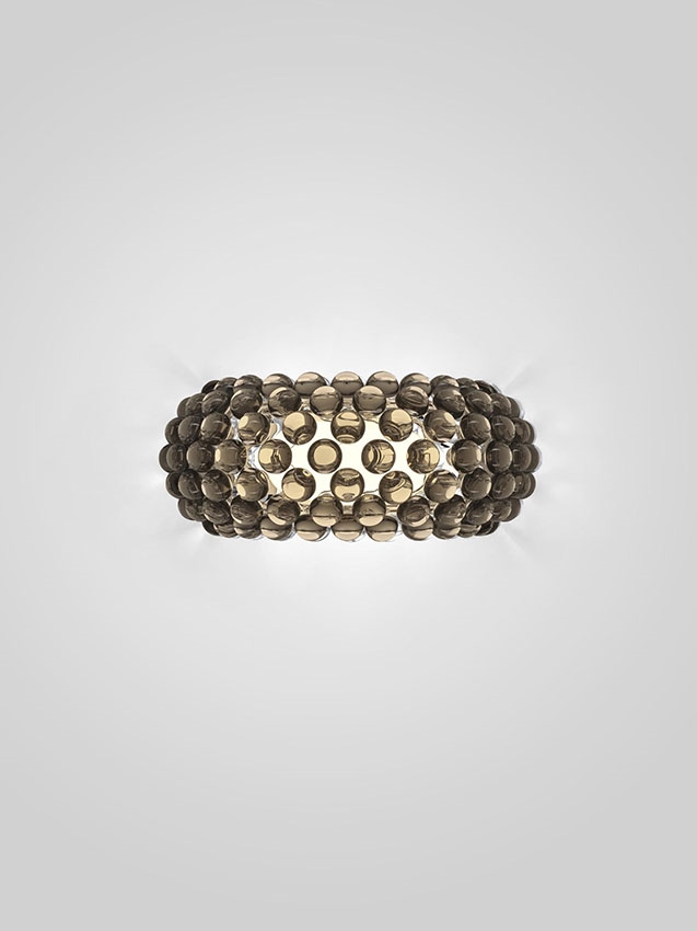 Caboche Plus Media wandlamp, grijs