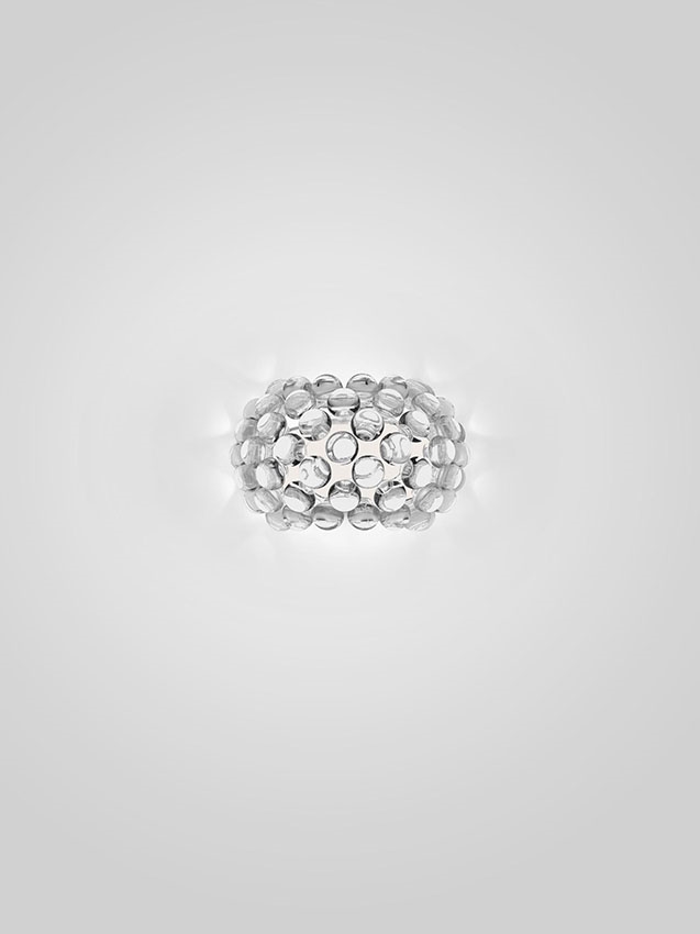 Caboche Plus Piccola wandlamp, transparant