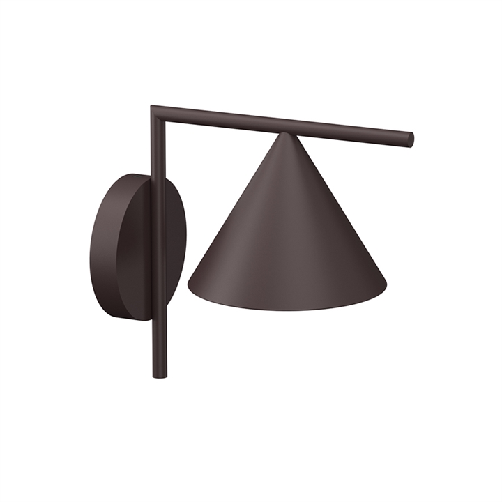 Captain Flint buiten wandlamp, bruin