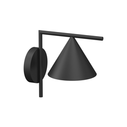 Captain Flint buiten wandlamp, zwart