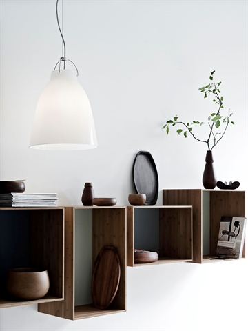 Caravaggio Hanglamp opaal P1