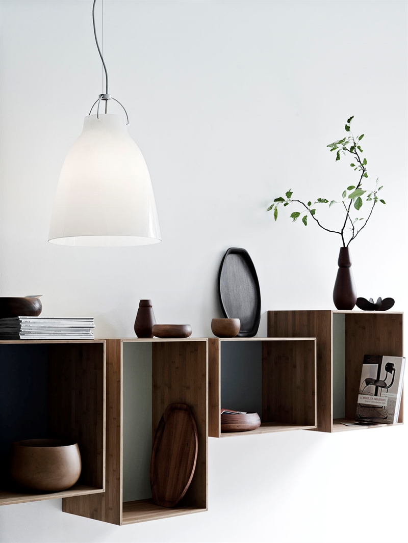 Caravaggio Hanglamp opaal P1