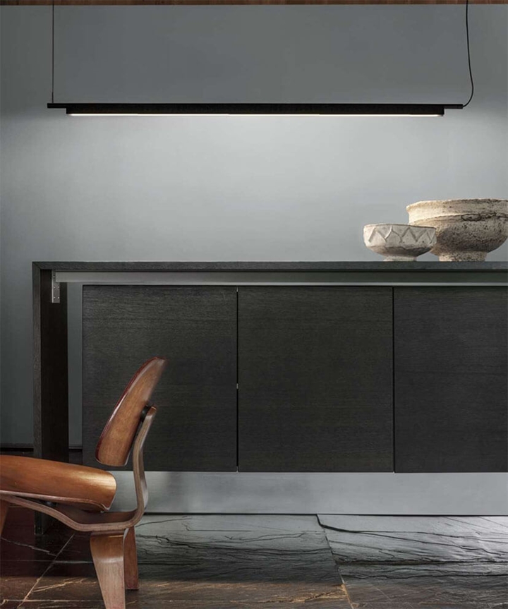 Compendium hanglamp, zwart