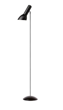 Oblique Vloerlamp, zwart mat