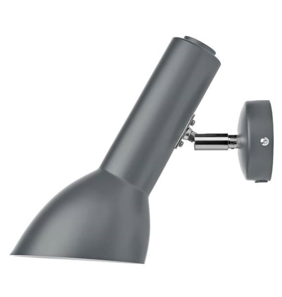 Oblique Wandlamp, flintgrijs