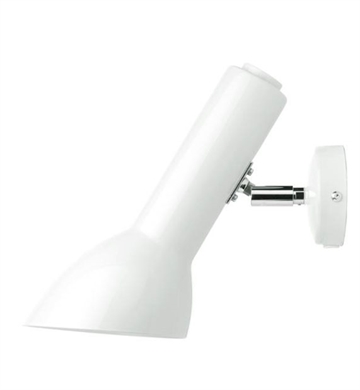 Oblique Wandlamp, wit glanzend