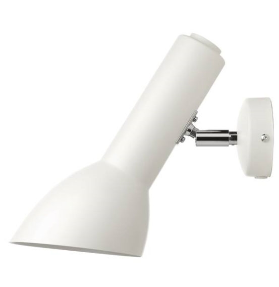 Oblique Wandlamp, wit mat