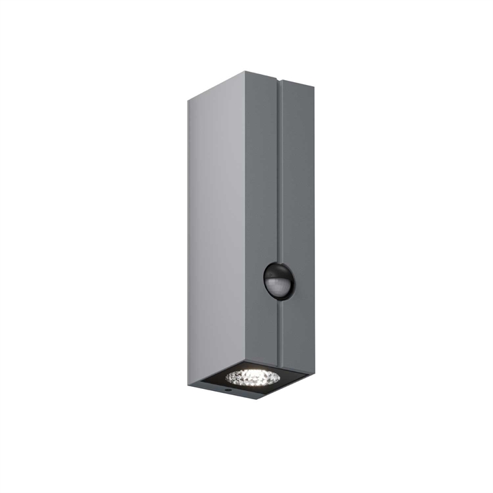 Cut Control buiten wandlamp met sensor, space grey