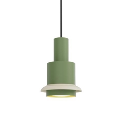 Chaumont hanglamp 150, groen/wit