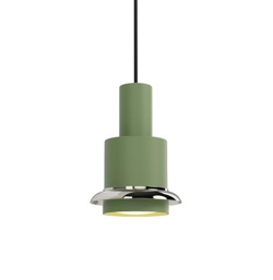 Chaumont hanglamp 150, groen/nikkel