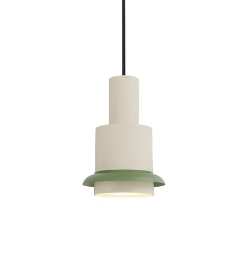 Chaumont hanglamp 150, wit/groen