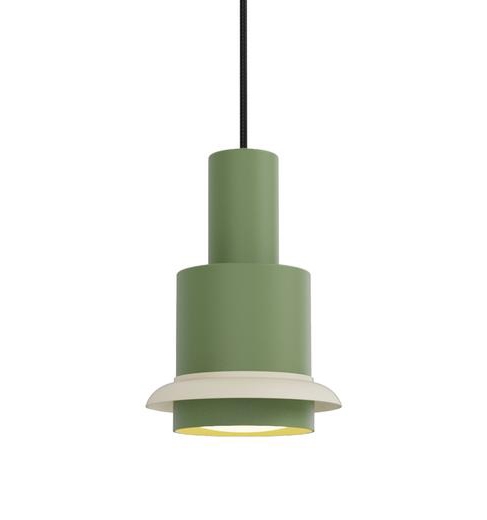 Chaumont hanglamp 190, groen/wit