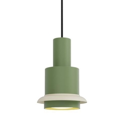 Chaumont hanglamp 190, groen/wit