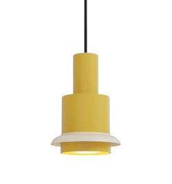 Chaumont hanglamp 190, geel/wit