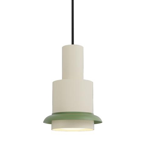 Chaumont hanglamp 190, wit/groen
