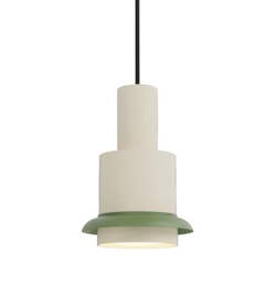 Chaumont hanglamp 190, wit/groen