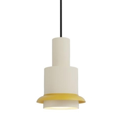 Chaumont hanglamp 190, wit/geel