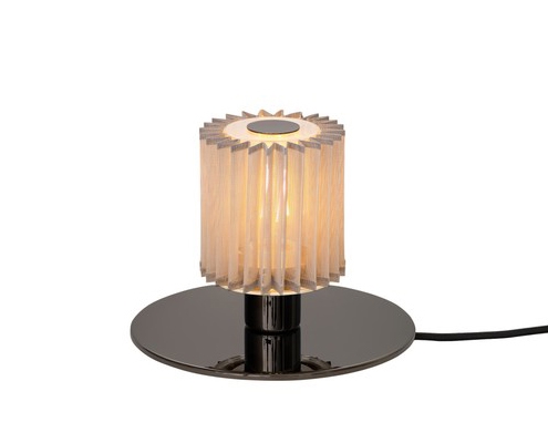 In The Sun 220 tafellamp, zwart/zilver