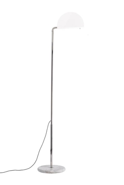 Mezzaluna vloerlamp, wit