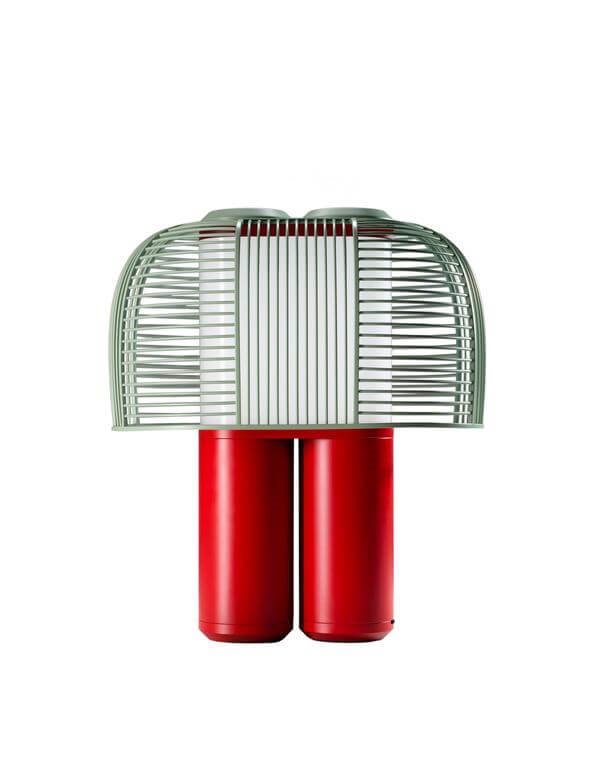 Yasuke tafellamp, rood/groen