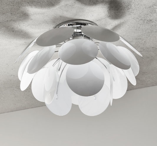Discoco plafondlamp, 53 wit