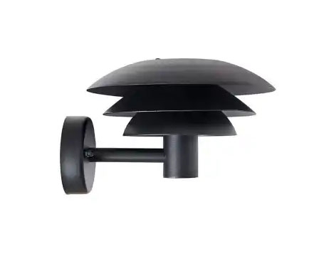 DL20 buiten wandlamp, zwart