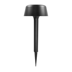 Valencia Solar buiten tuinlamp m/zonnecel, zwart