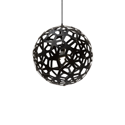Coral 600 hanglamp, zwart