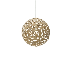 Floral 400 hanglamp, bamboe