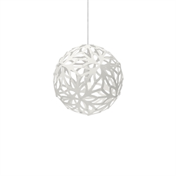 Floral 400 hanglamp, wit