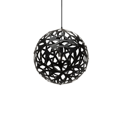 Floral 600 hanglamp, zwart