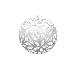 Floral 800 hanglamp, wit