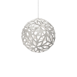Floral 600 hanglamp, wit