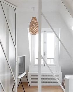 Koura 500 hanglamp, bamboe