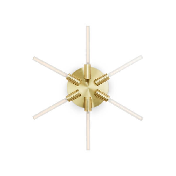 Liberty Star wandlamp, goud