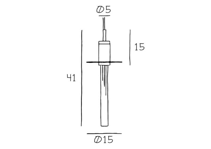 Plaque voor Liberty hanglamp, zwart