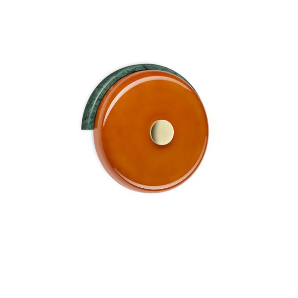 TRIP wandlamp, moss/amber