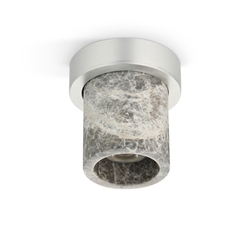 Miss Marble spot, grey/geborsteld zilver