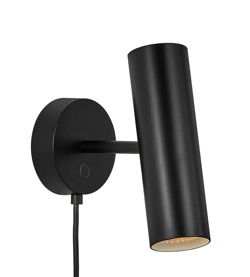 MIB 6 wandlamp, zwart