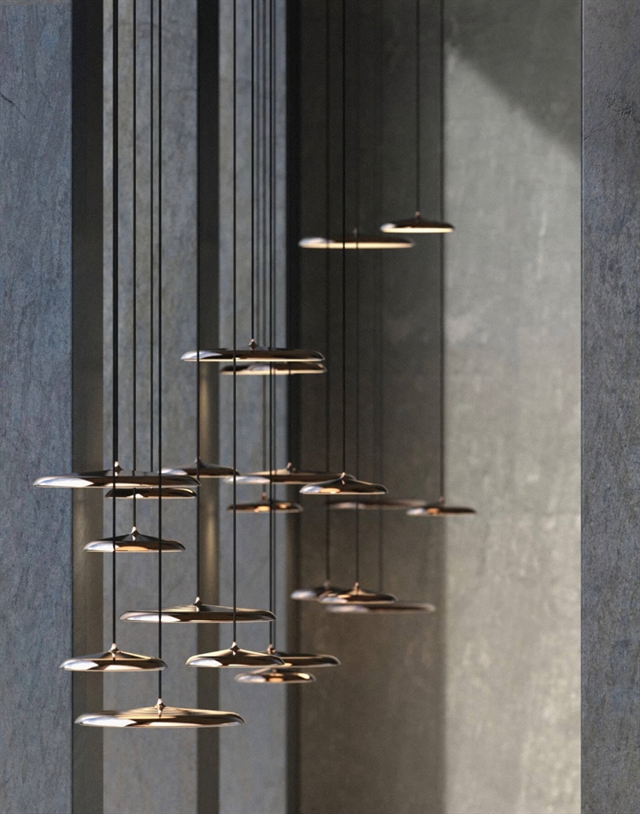 Artist 25 hanglamp LED, koper