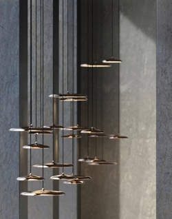 Artist 25 hanglamp LED, koper