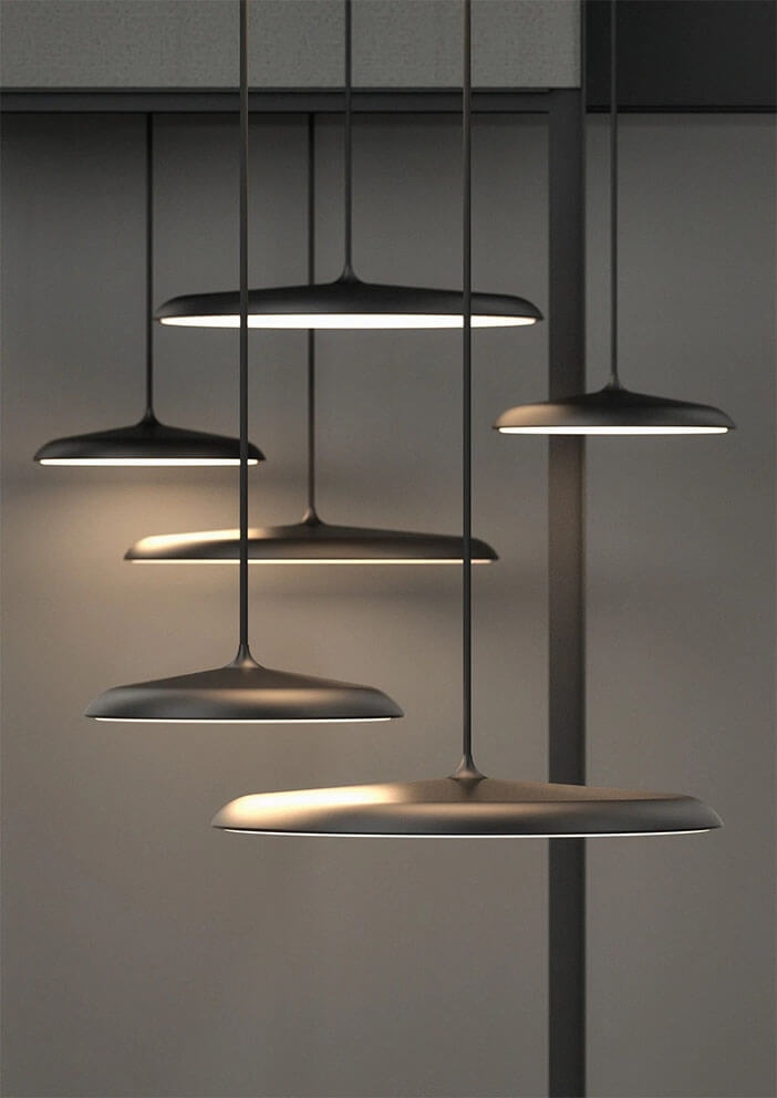 Artist 25 hanglamp LED, zwart