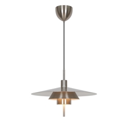 Latika hanglamp, geborsteld chroom